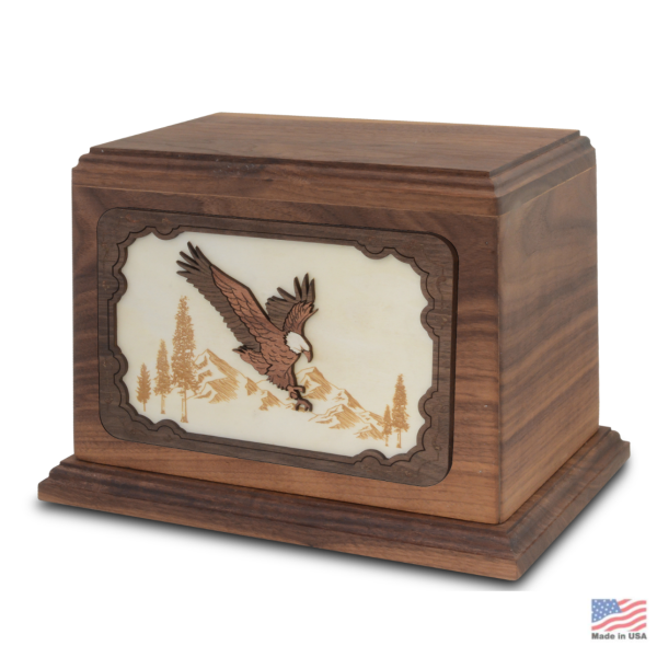 3D Art Bald Eagle Urn